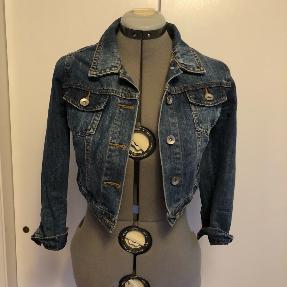 Cropped Jean Jacket